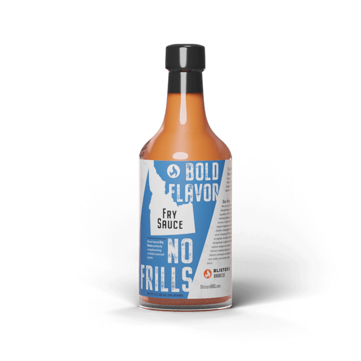 Bottle of Blister's original fry sauce